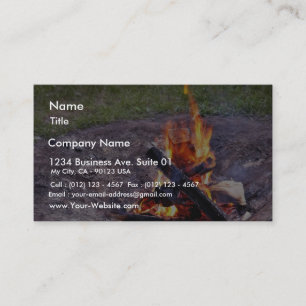 Camp Fires Business Card