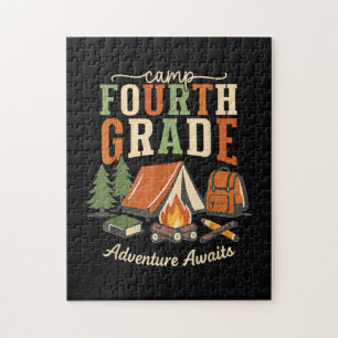 Camp Fourth Grade Adventure Awaits 4th Grade Jigsaw Puzzle