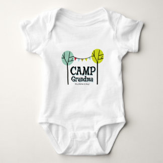 Camp Grandma Penants Baby Bodysuit
