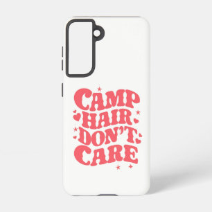 Camp Hair Don't Care Summer Camping Girls Groovy Samsung Galaxy Case