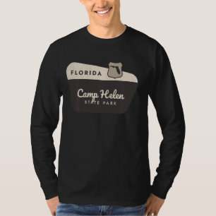 Camp Helen State Park Florida Welcome Sign Vacatio T-Shirt