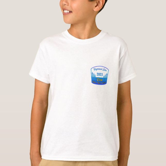 Camp Kassa 2021 Blue Front/Back T-Shirt (Front)