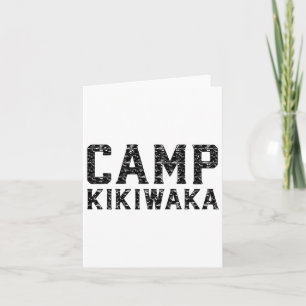 Camp Kikiwaka Summer Camp Reunion Camping Trip Card