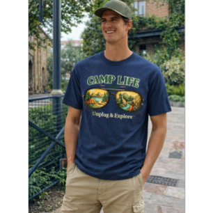 Camp Life Feels Right Men’s T-Shirt USA