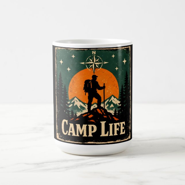 Camp Life – Outdoor Living Nature Pride Coffee Mug (Center)