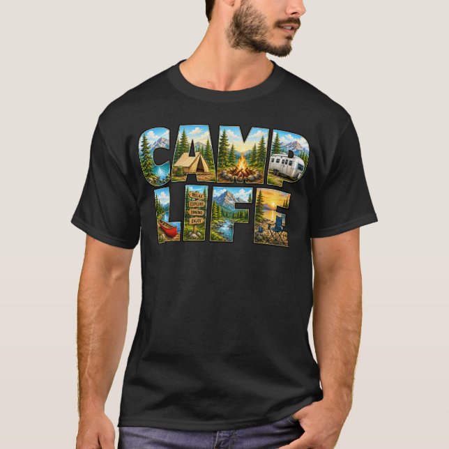 Camp Life T shirt (Front)