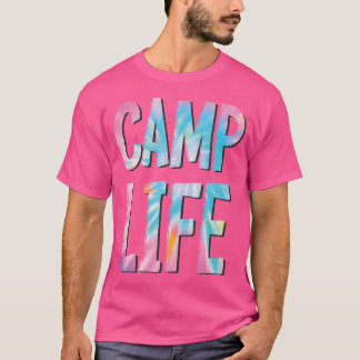 Camp Life Tie-Die Summer Top For Girls Summer Camp