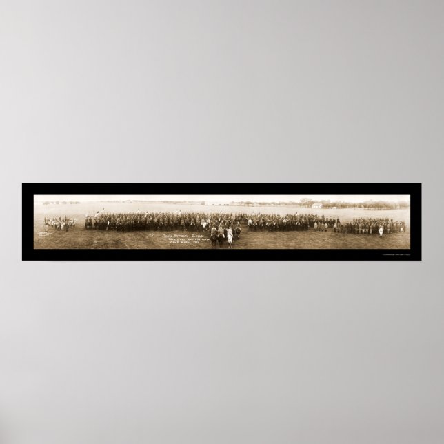 Camp Mabry TX Guard Photo 1921 Poster (Front)