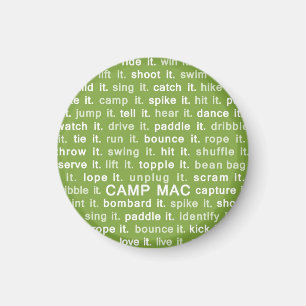 Camp Mac Magnet (Green Do It)
