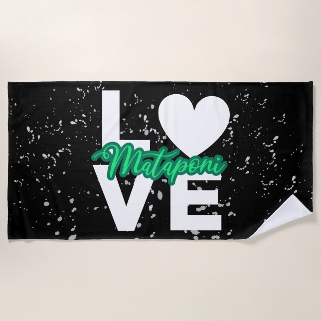 Camp Mataponi Beach Towel (Front)