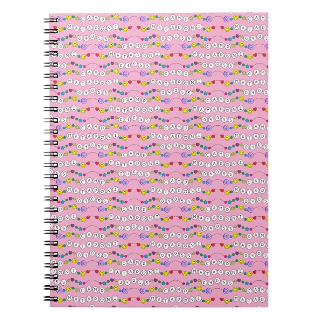 Camp Mataponi Friendship Bracelet Notebook (Front)