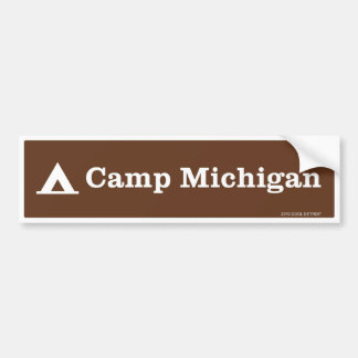 Camp Michigan Bumper Sticker