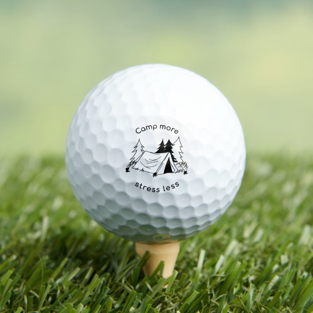 Camp more stress less Value Golf Ball (Insitu Tee)