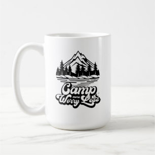 Camp More Worry Less Coffee Mug