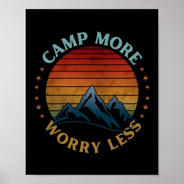 CAMP MORE WORRY LESS  POSTER (Front)