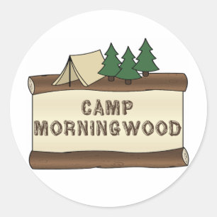 Camp Morningwood Classic Round Sticker