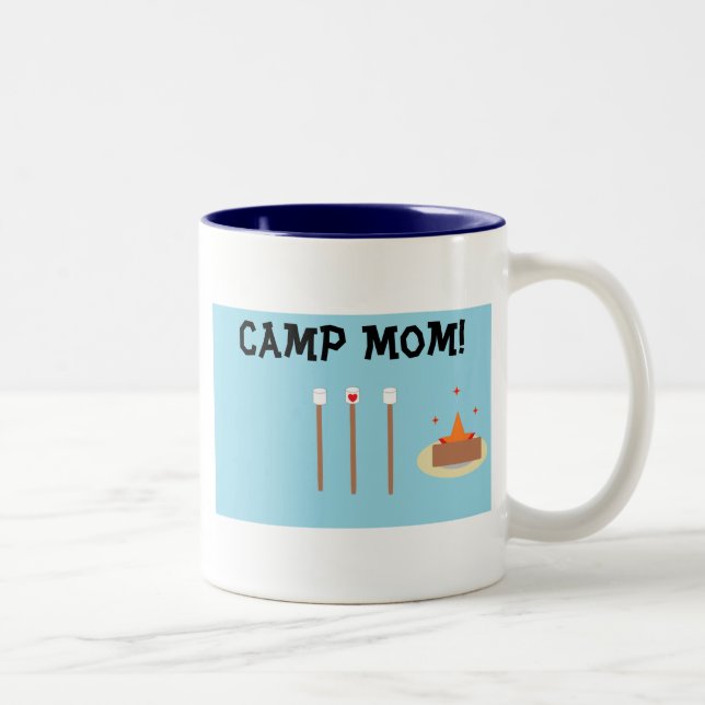 Camp Mum! Two-Tone Coffee Mug (Right)