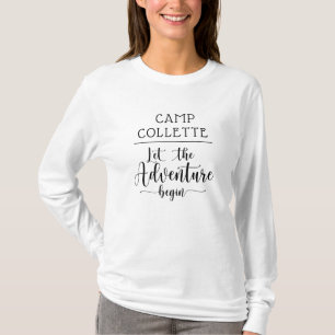 Camp Name Camping Glamping T-Shirt