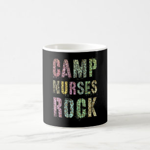 Camp Nurses Do Rock Leopard Print Camping Squad Me Coffee Mug