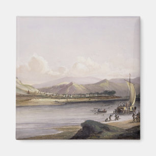 Camp of the Gros Ventres of the Prairies on the Up Magnet