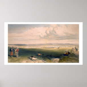 Camp of the Light Division, plate from 'The Seat o Poster