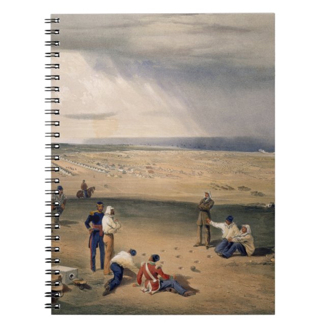 Camp of the Third Division, plate from 'The Seat o Notebook (Front)