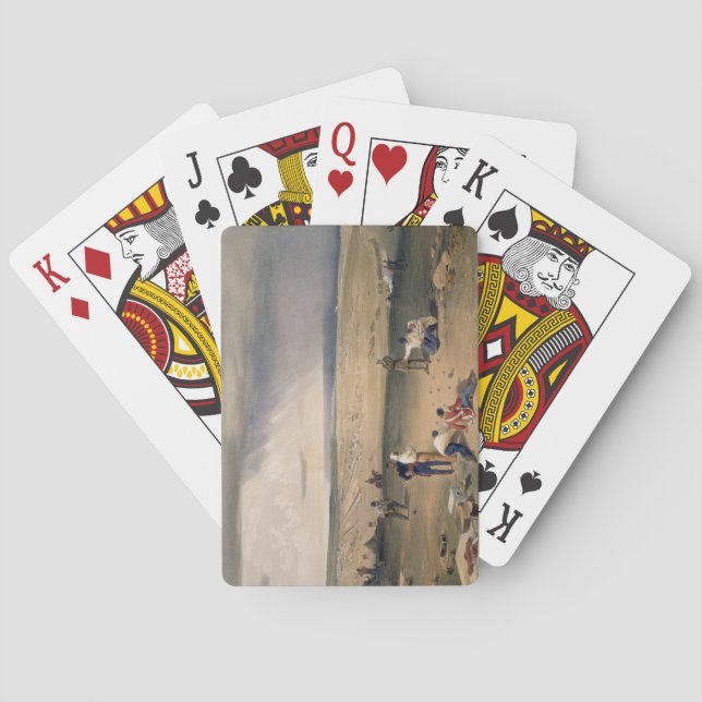 Camp of the Third Division, plate from 'The Seat o Playing Cards (Back)
