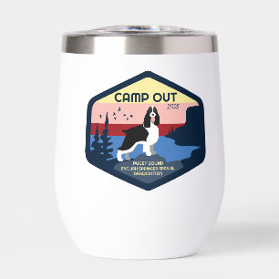 Camp Out 2025 Springer Wine Tumbler