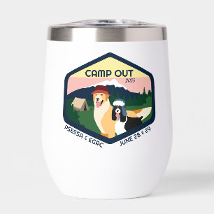 Camp Out 2025 Wine Tumbler 