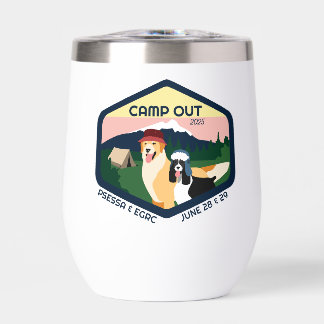 Camp Out 2025 Wine Tumbler 