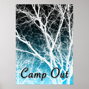camp out : ghost tree poster
