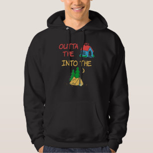 Camp Out Of The House Into Tent Family Outdoor Mat Hoodie