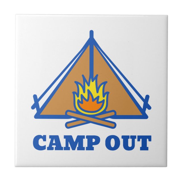 Camp out tile (Front)