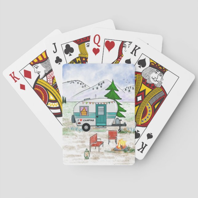 Camp playing cards (Back)