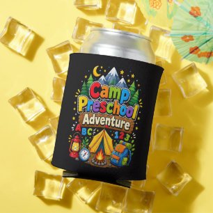 Camp Preschool Adventure Back to School First Day Can Cooler