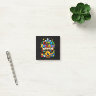 Camp Preschool Adventure Back to School First Day Post-it Notes