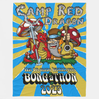Camp Red Dragon 2025 B.A.T. Fleece Blanket