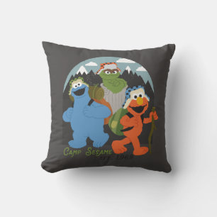 Camp Sesame Street EST. 1969 Cushion