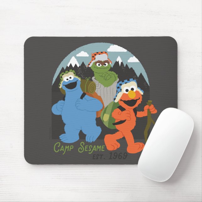 Camp Sesame Street EST. 1969 Mouse Mat (With Mouse)