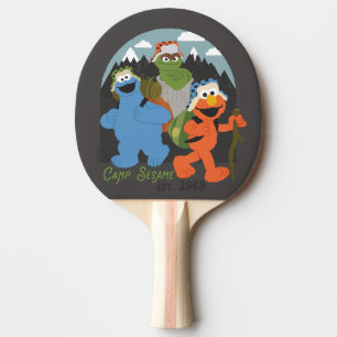 Camp Sesame Street EST. 1969 Ping Pong Paddle