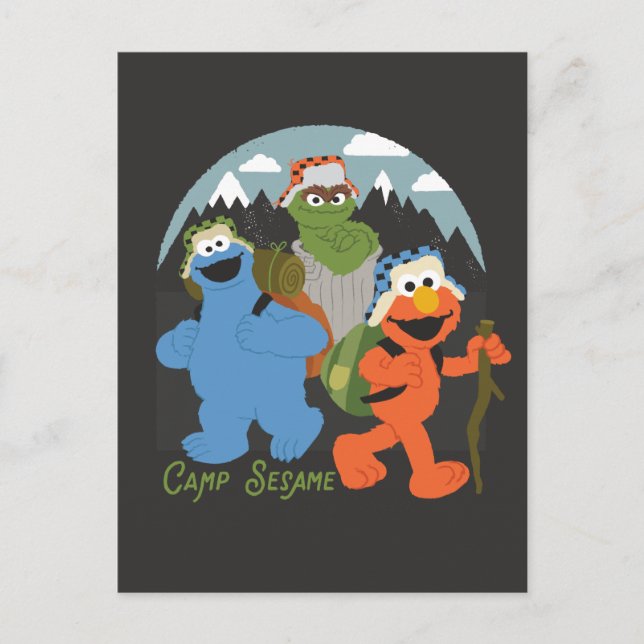 Camp Sesame Street EST. 1969 Postcard (Front)