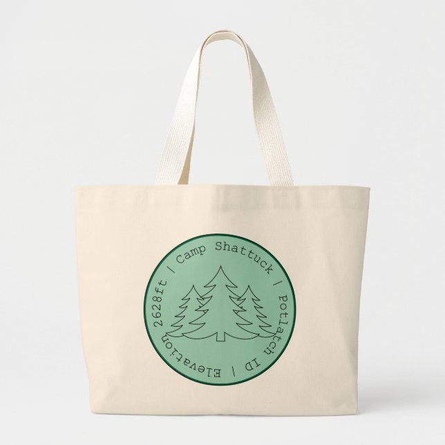Camp Shattuck - Stamp Tote Bag (Front)