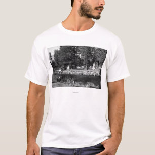 Camp Sherman, Oregon view of Rogers Cabins T-Shirt