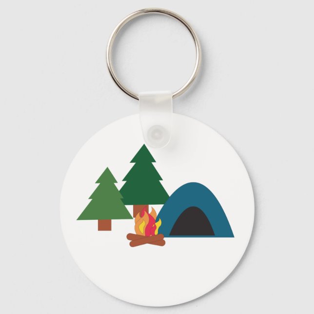 Camp Site Key Ring (Front)