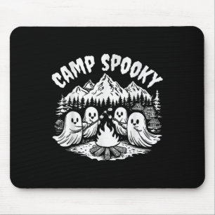 Camp Spooky Summerween Summer Halloween Cute Ghost Mouse Mat