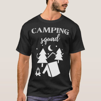 Camp Squad  shirt, Camping , Camper bff couple s d T-Shirt
