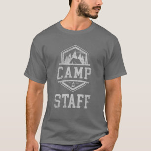 CAMP STAFF 2022 Campground Crew Summer Counsellor T-Shirt