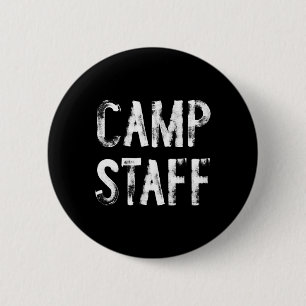 Camp Staff Counsellor Camping 6 Cm Round Badge