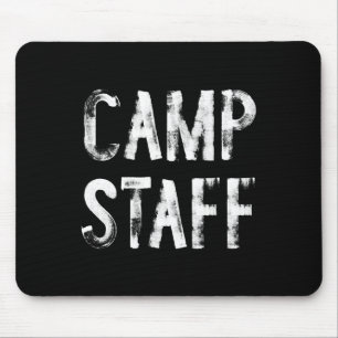 Camp Staff Counsellor Camping Mouse Mat