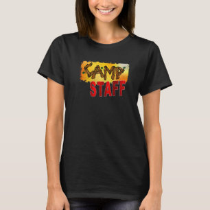 Camp Staff Summer Campground Host Crew Counsellor  T-Shirt